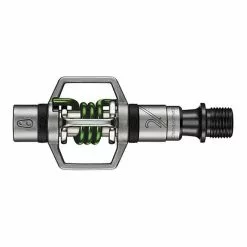 Pedali Crankbrothers Egg Beater 2 Argento Verde