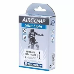 Camera D'aria Michelin Air Comp Ultra Light 700x18-23C Valvola Presta 60 Mm.