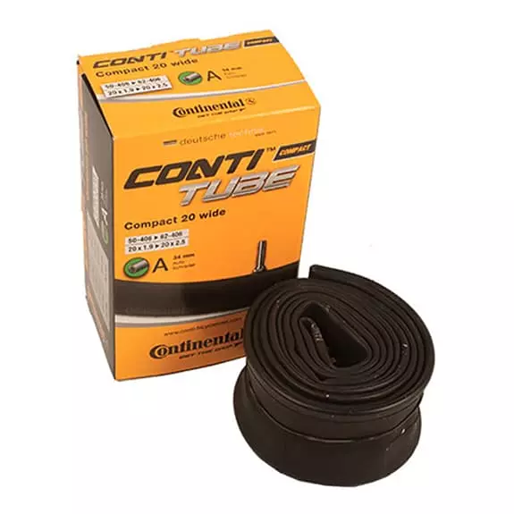 Camera D'aria Continental 20x1.90-2.50 Valvola Schrader 40 Mm 3 Camera D'aria Continental 20x1.90-2.50 Valvola Schrader 40 Mm