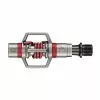 Pedali Crankbrothers Egg Beater 3 Argentato Rosso
