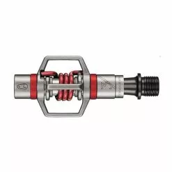 Pedali Crankbrothers Egg Beater 3 Argentato Rosso