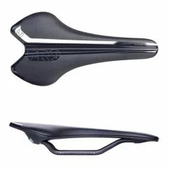 Sella PRO Falcon 142 Mm Con Binari Di Acciaio Nero Donna