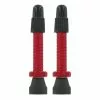 Valvola VAR Tubeless Alluminio Rosso (2 Unità) -Sconto Pedali Ciclismo in Italia VR 44502