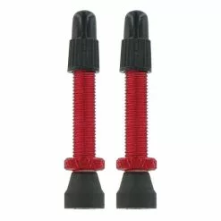 Valvola VAR Tubeless Alluminio Rosso (2 Unità)