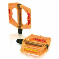 Pedali A Piattaforma XLC PD-M16 Arancione Trasparente
