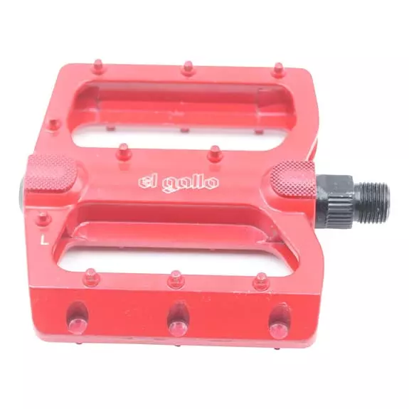 Pedali Di Piattaforma El Gallo Components Eco 2021 Rosso 3 Pedali Di Piattaforma El Gallo Components Eco 2021 Rosso