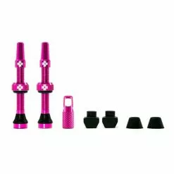 Muc-Off Valvola Muc Off Tubeless Alluminio 44mm Rosa (2 Unità)