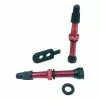 Valvola Momum TAV Alluminio 44mm Round Base Rosso (2 Unità) -Sconto Pedali Ciclismo in Italia mom mom011