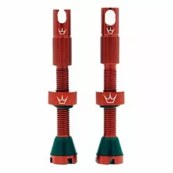Valvola Tubeless Peaty's X Chris King 60 Mm Rosso