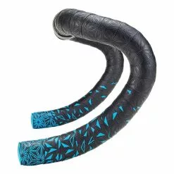 Nastro Manubrio Supacaz Super Sticky Kush Star Fade Blu Fluo