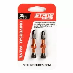 Valvole Stan's NoTubes 35 Mm Arancione (2 Unità)